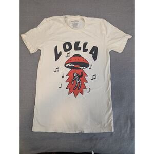 2021 Lollapolloza Shirt UFO, Small, Foo fighters Post Malone